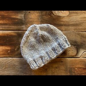 Hand knitted soft comfy hat